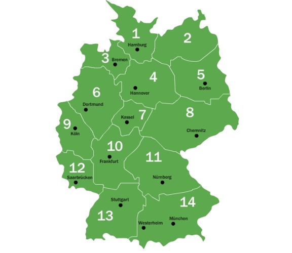 Vertreterübersicht Deutschland